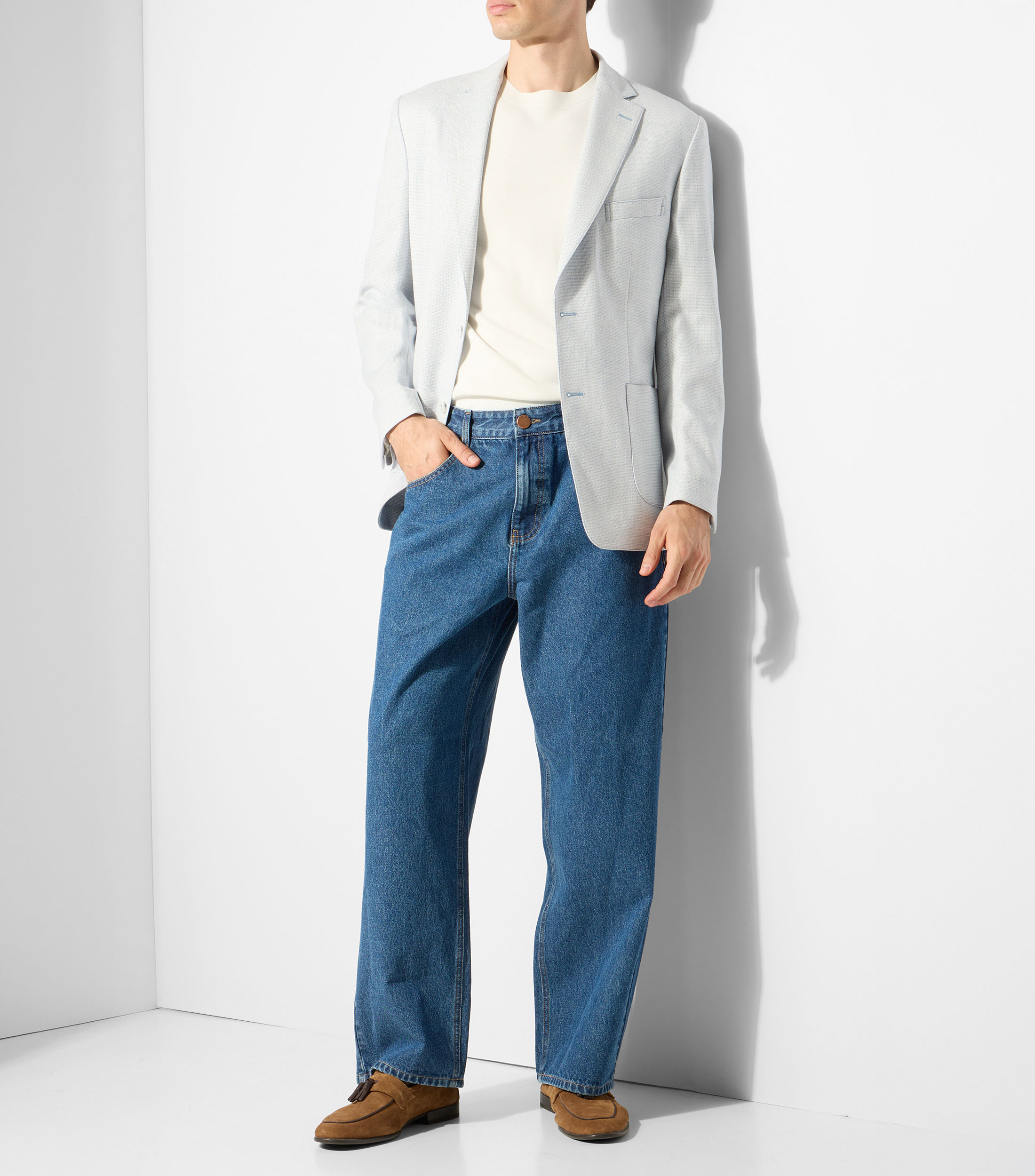 Jeans de corte amplio Hombre